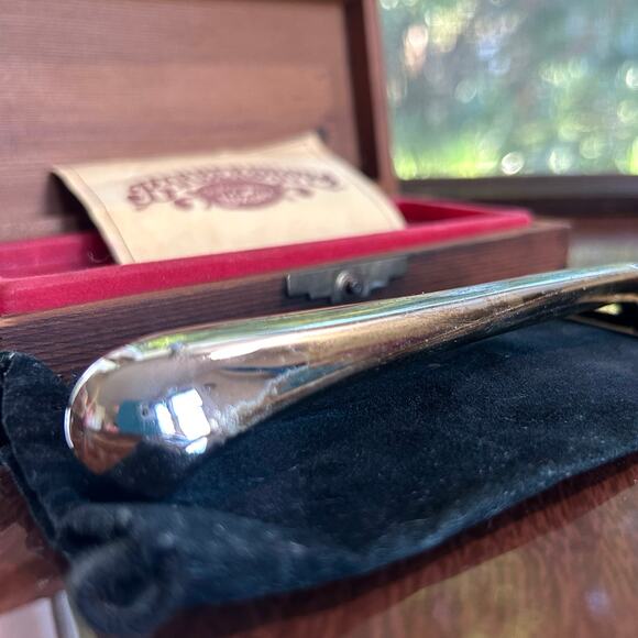 Vintage Franklin Toiletry Co. Barbershop Luxury Razor in Original Wooden Box - Picture 7 of 11